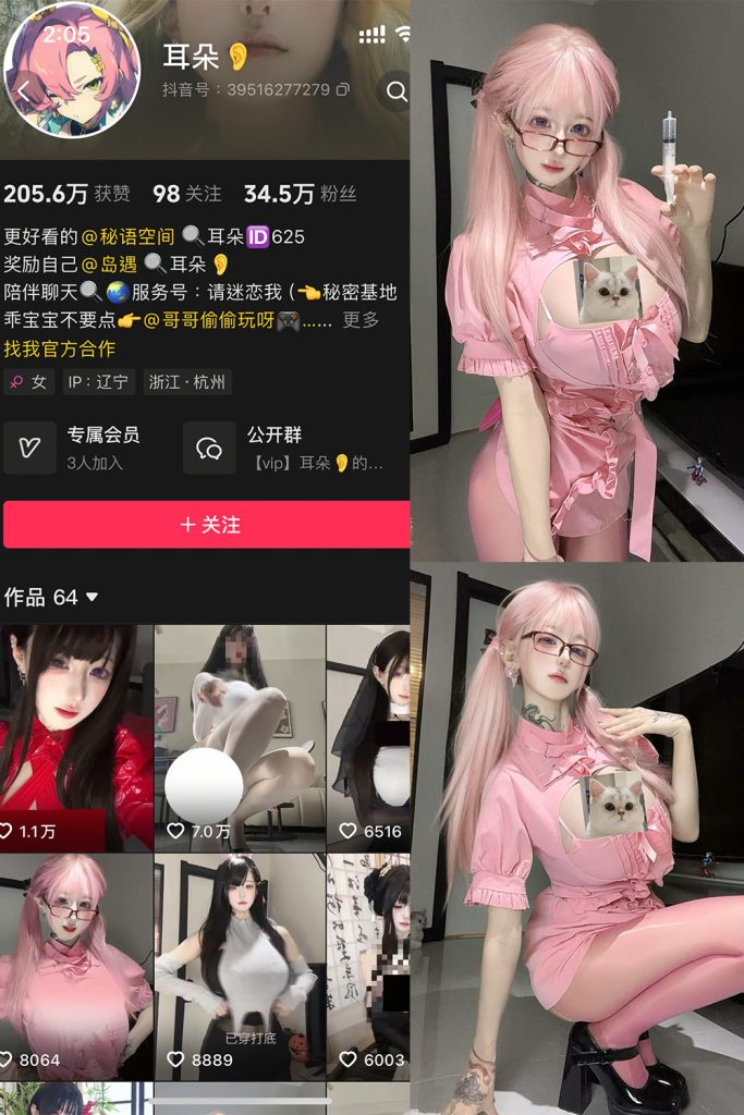 抖音 耳朵 岛遇 NO.001期 【5P13V】-cos领域