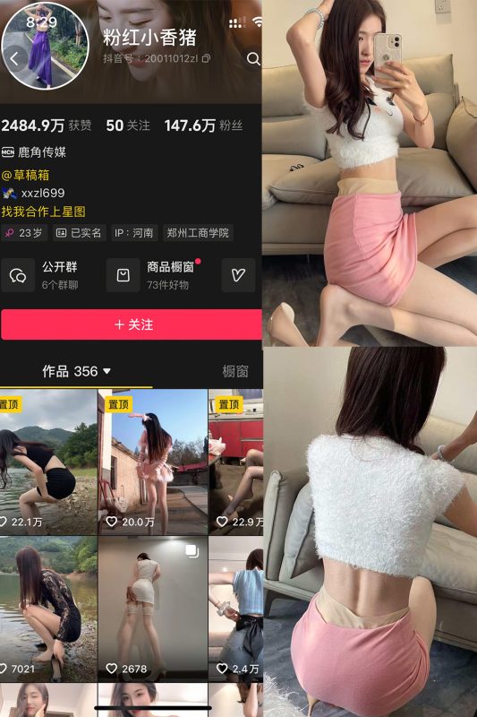 抖音 粉红小香猪 岛遇 NO.005期 【5P1V】-cos领域