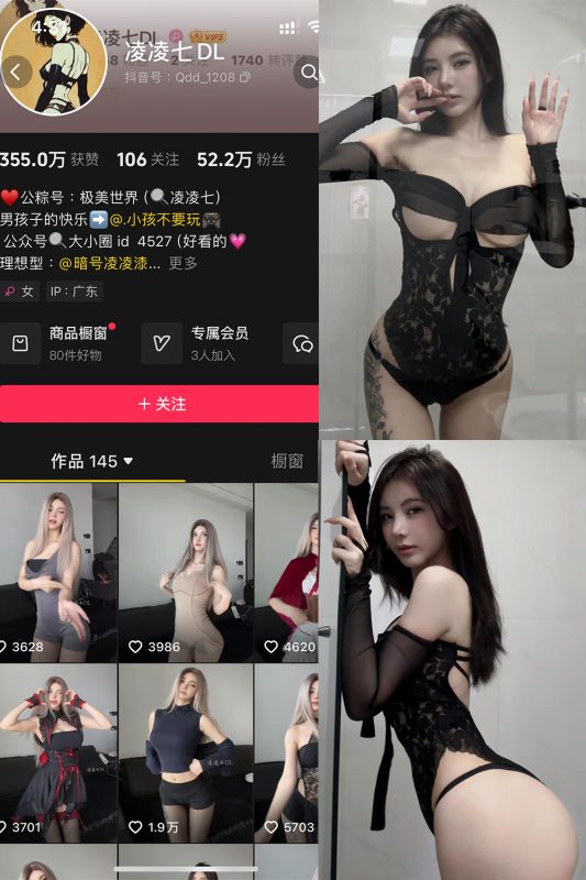 抖音 凌凌七DL 铁粉空间 NO.002期 【77P】-cos领域