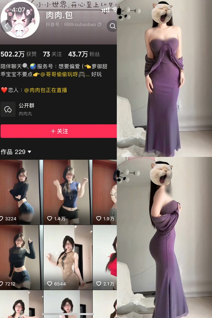 抖音 肉肉.包 岛遇 NO.001期 【15P2V】-cos领域