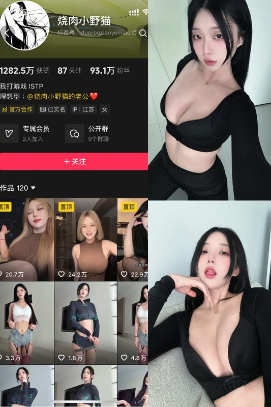 抖音 烧肉小野猫 秘语空间 NO.001期 【12P4V】-cos领域