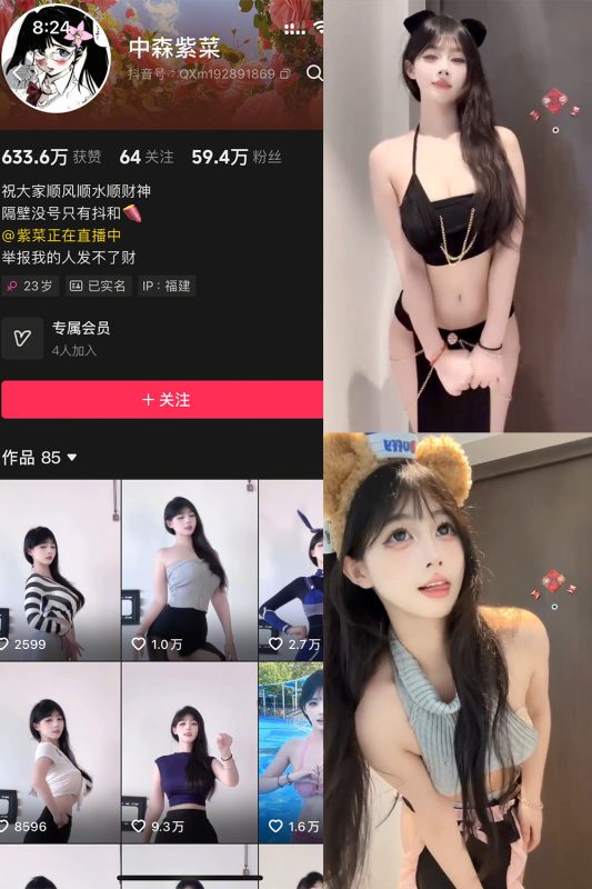 抖音 中森紫菜 岛遇 NO.002期 【23V】-cos领域